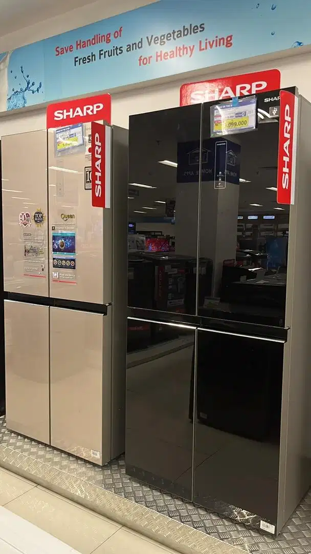 KULKAS 4 pintu sharp mulai dari harga 9jtaan