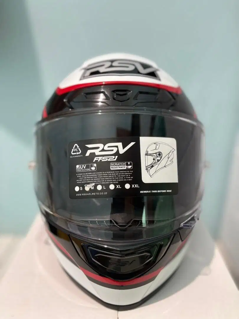 HELM FULL FACE RSV FFS21 MOTIF HUSTLE SINGLE VISOR