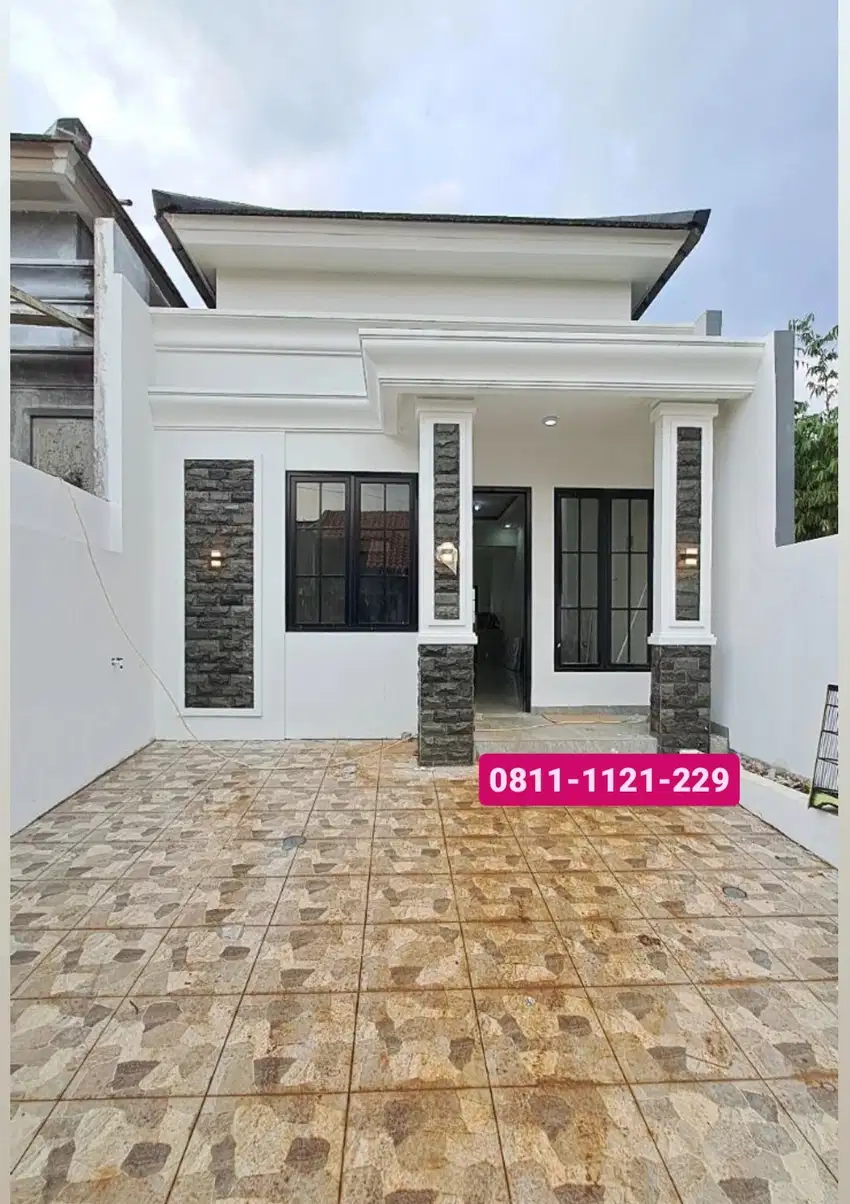 Rumah Siap Huni Tanah Luas 10 Menit ke Stasiun Depok DP 0 Free Biaya