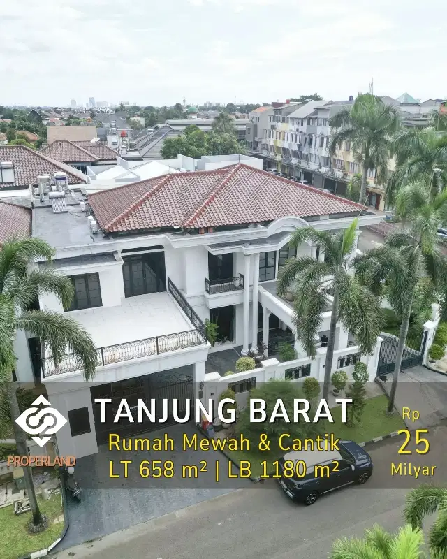 RUMAH MEWAH DAN CANTIK DALAM KOMPLEK  TANJUNG BARAT
