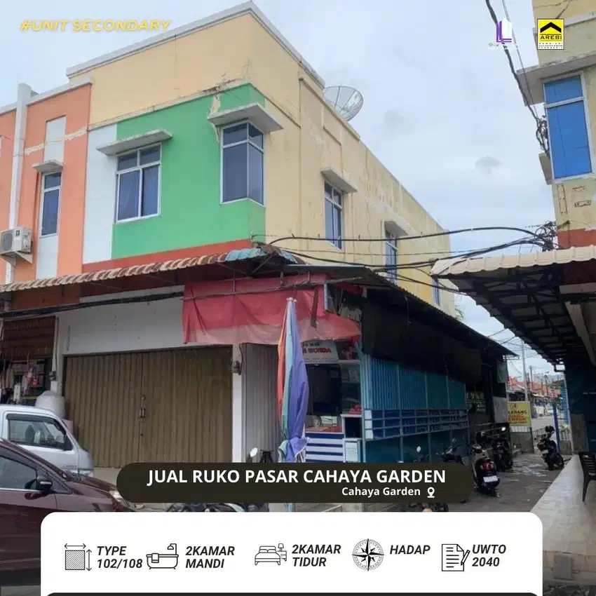 COCOK UNTUK JUALAN! RUKO HOOK PASAR CAHAYA GARDEN