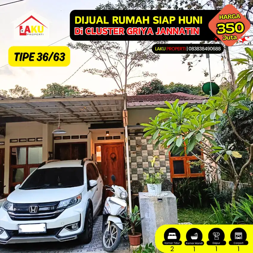 Hunian Cantik Modern dekat Exit Tol Ungaran