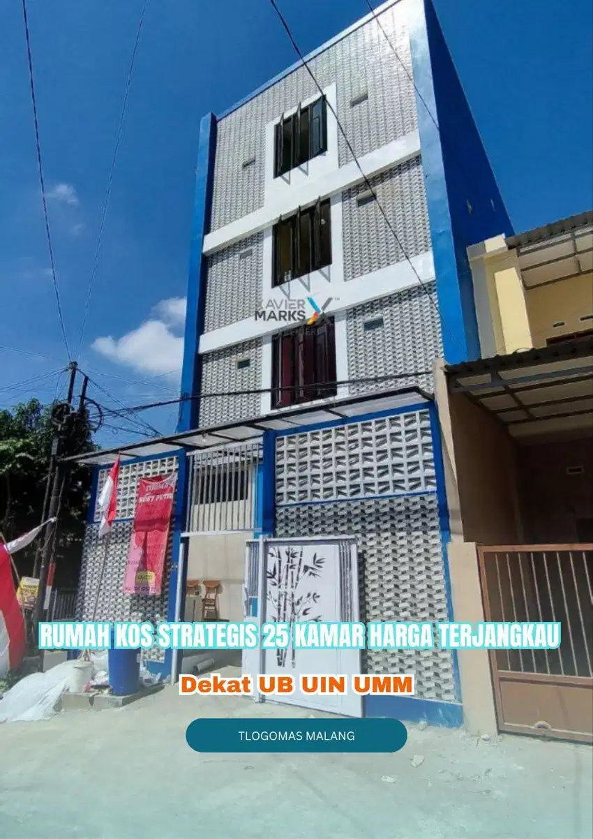 Rumah kos Aktif dekat UB UIN UMM di Tlogomas Lowokwaru harga murah