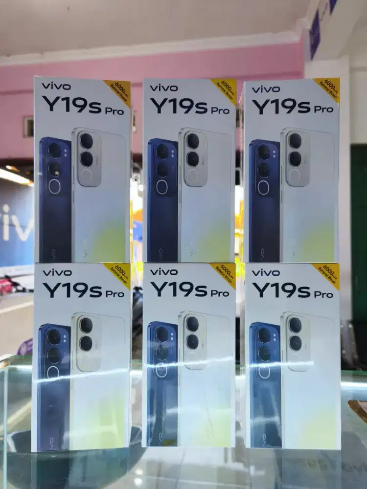 Promo Vivo Y19s Pro 6000mAh fast charging 44W all RAM garansi resmi