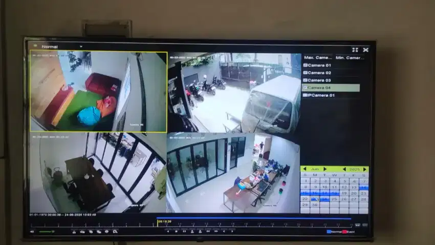 Pasang cctv cuma 2jt 2 camera 2mp bagus puas