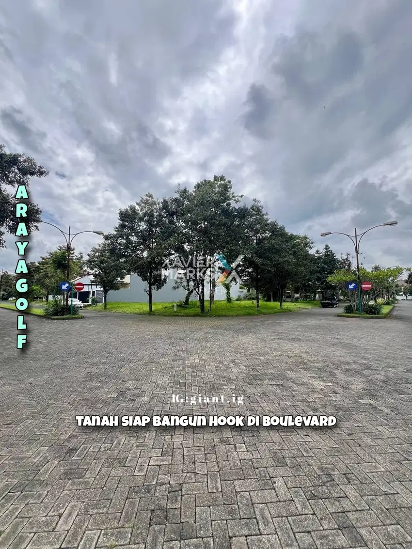 Tanah Hook di Boulevard Cluster Araya Golf Malang