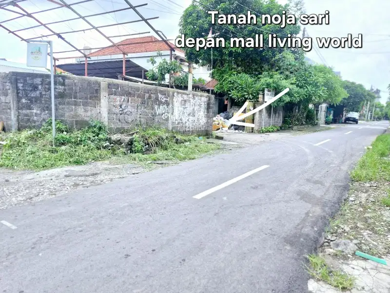 Di jual tanah  jalan Noja Sari , Denpasar , Bali