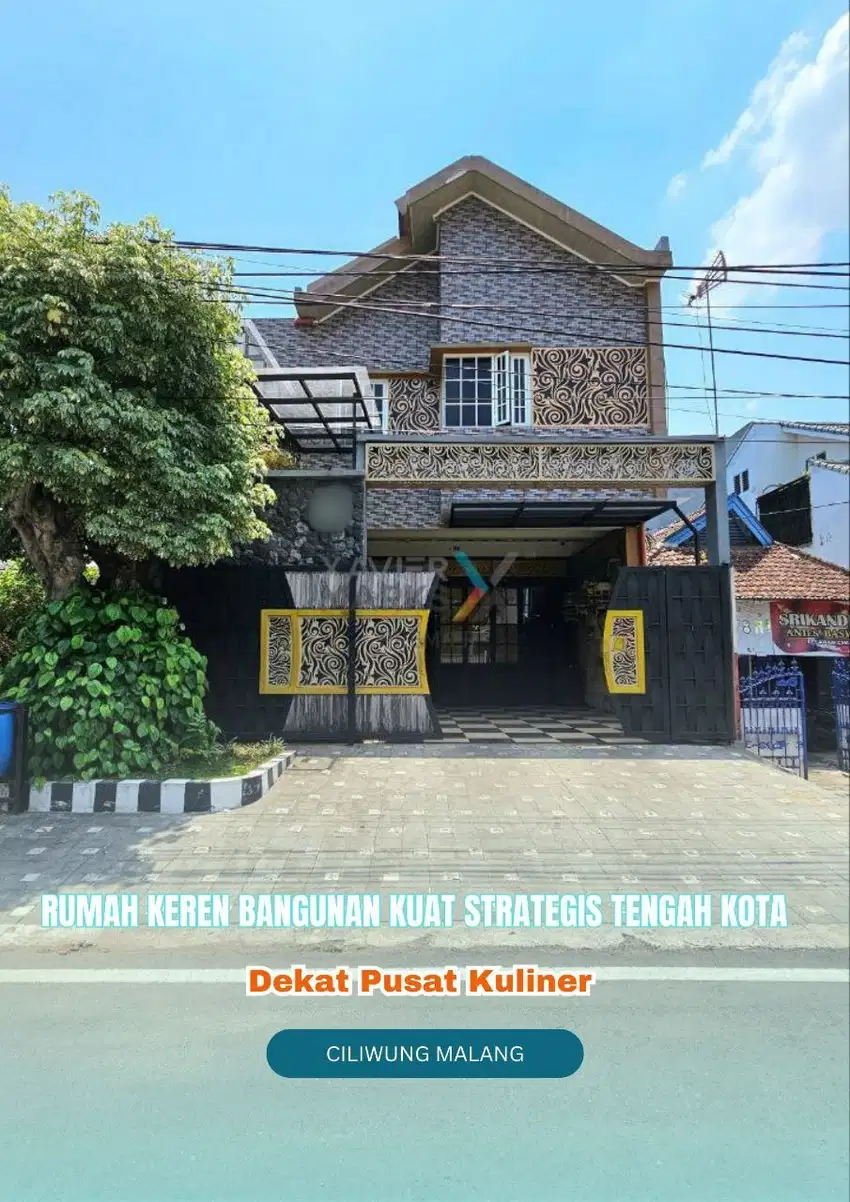 Rumah Modern Minimalis Tengah Kota di Ciliwung Malang