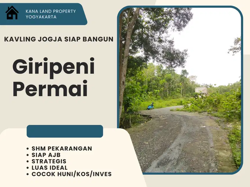 Strategis Area Panjatan Wates, Tanah Murah Jogja Cocok Inves/Huni