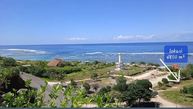 Tanah Beach Front Pasir Putih