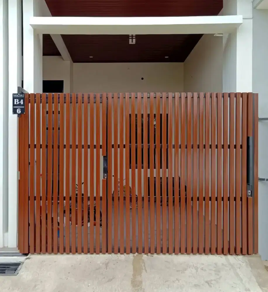 pagar garasi pagar teras custom