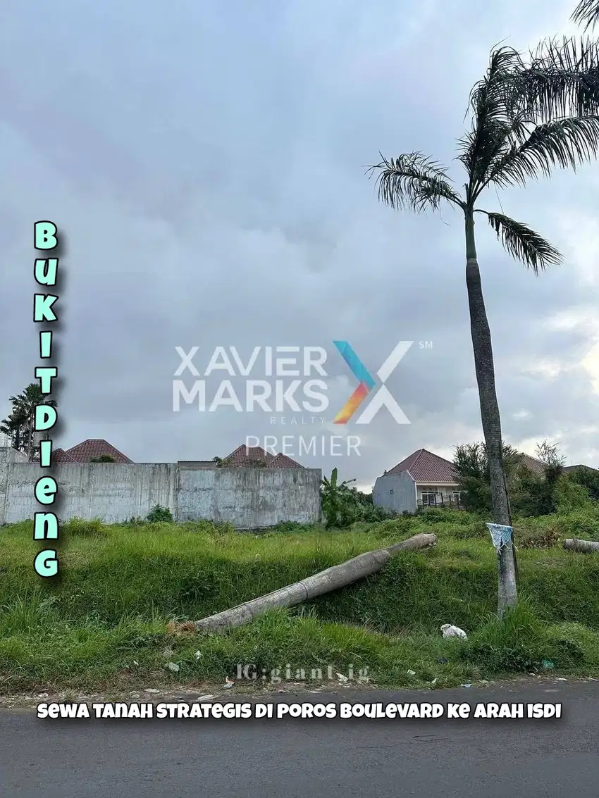 Tanah super strategis di boulevard Bukit Dieng Malang