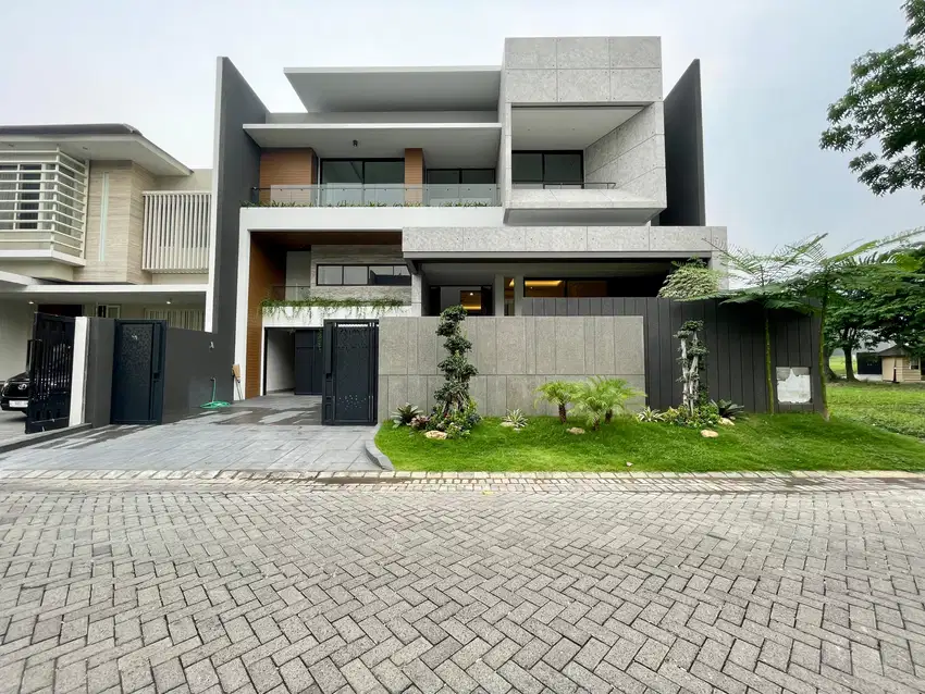 Pakuwon indah imperial golf jual rumah new Gres modern minimalis mewah