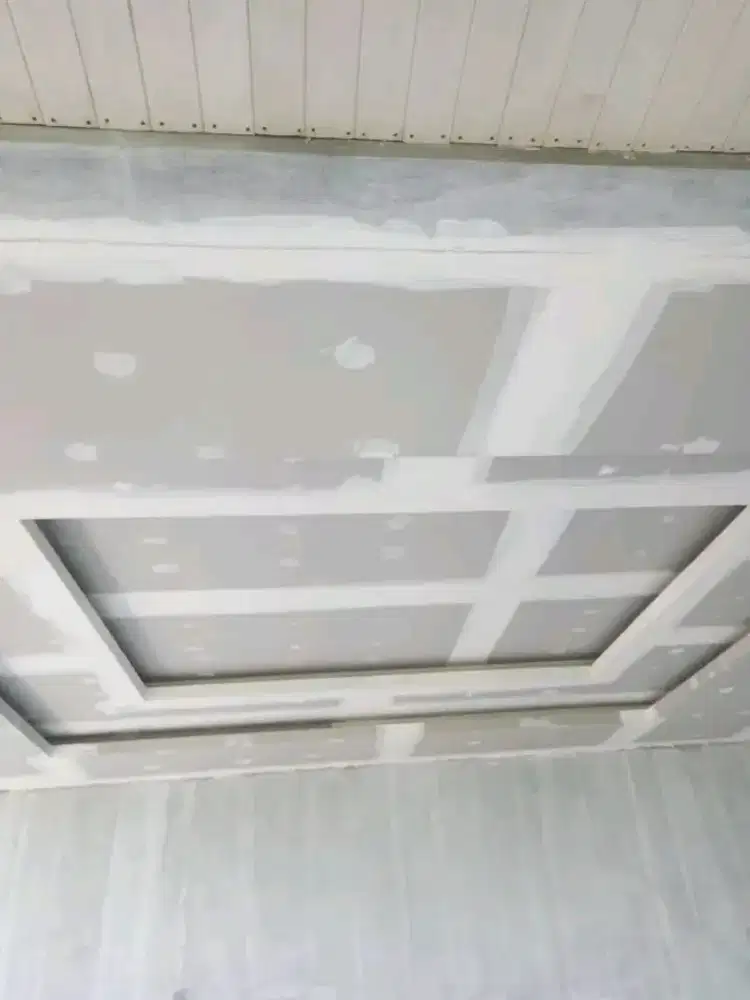 Pasang plafon gipsum .partisi.kanopi