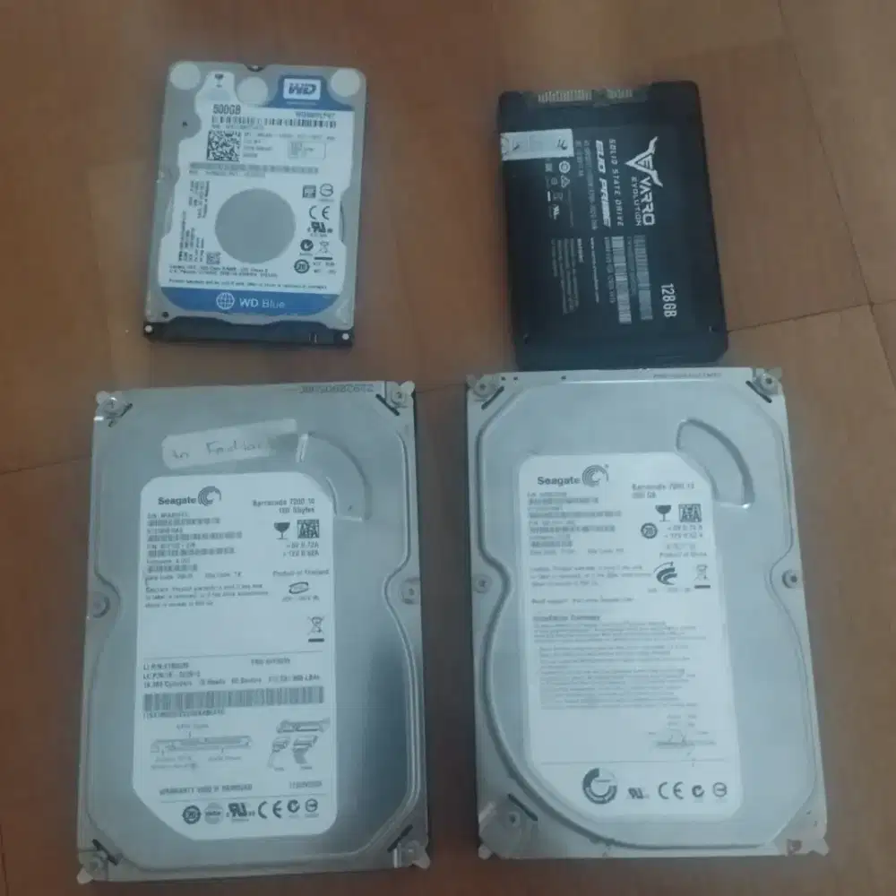 Hard disk copotan dan SSD baru dipakai 1minggu