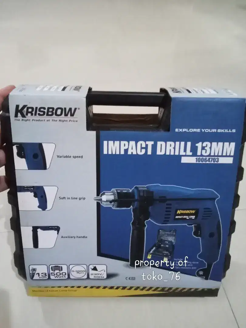Impact Drill 13mm Krisbow