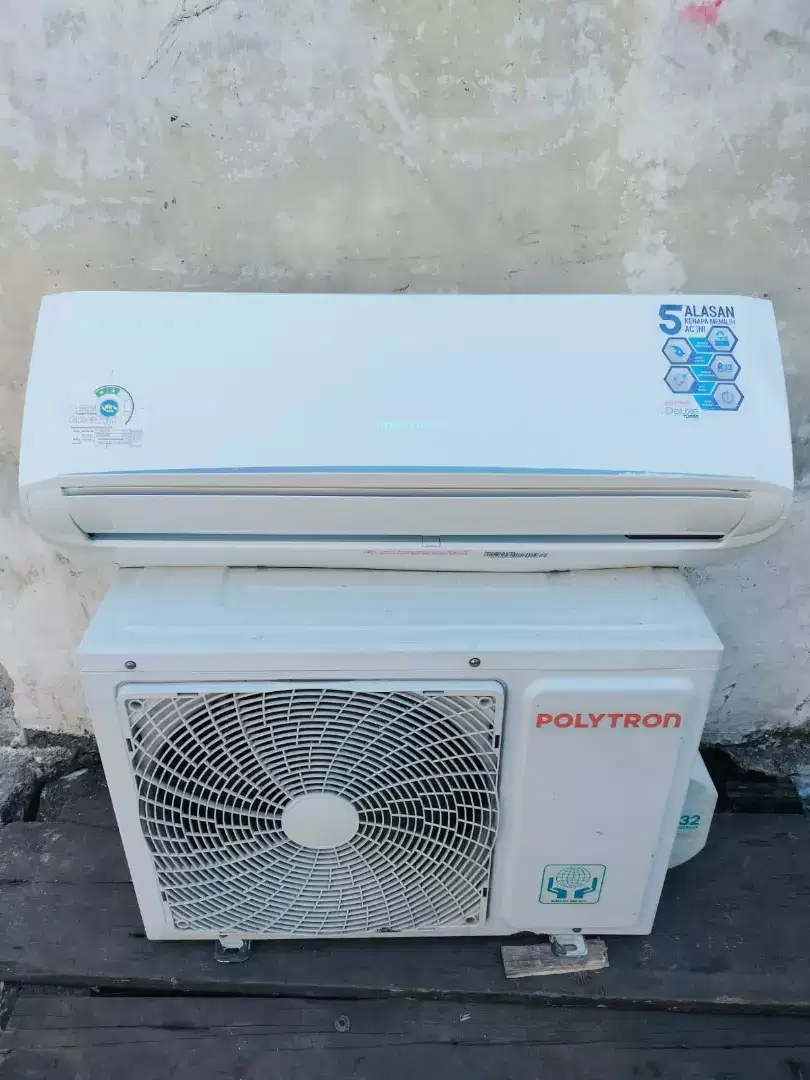 Dijual ac merk politron 1/2 pk bekas/second