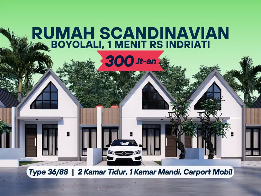 Rumah Boyolali 5 menit Exit Tol