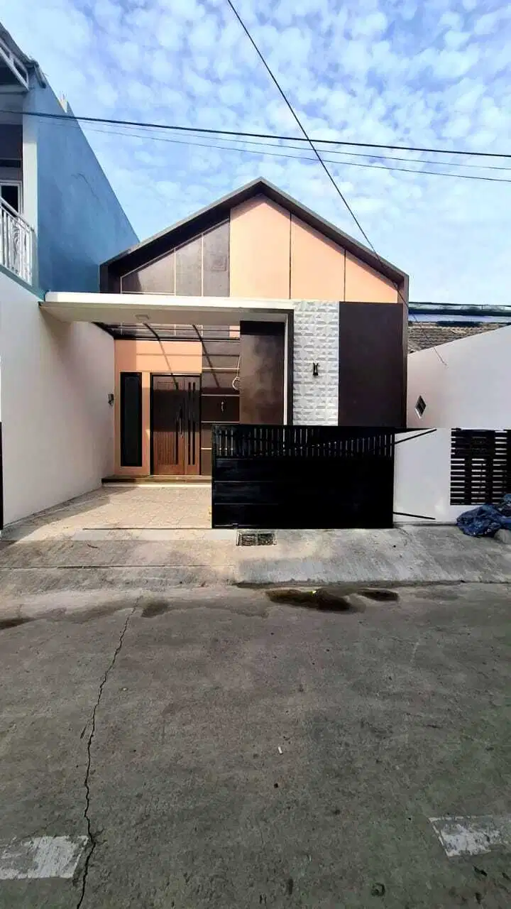 Jual CEPAT Rumah Modern luas 98mtr dekat LRT tol Bekasi timur