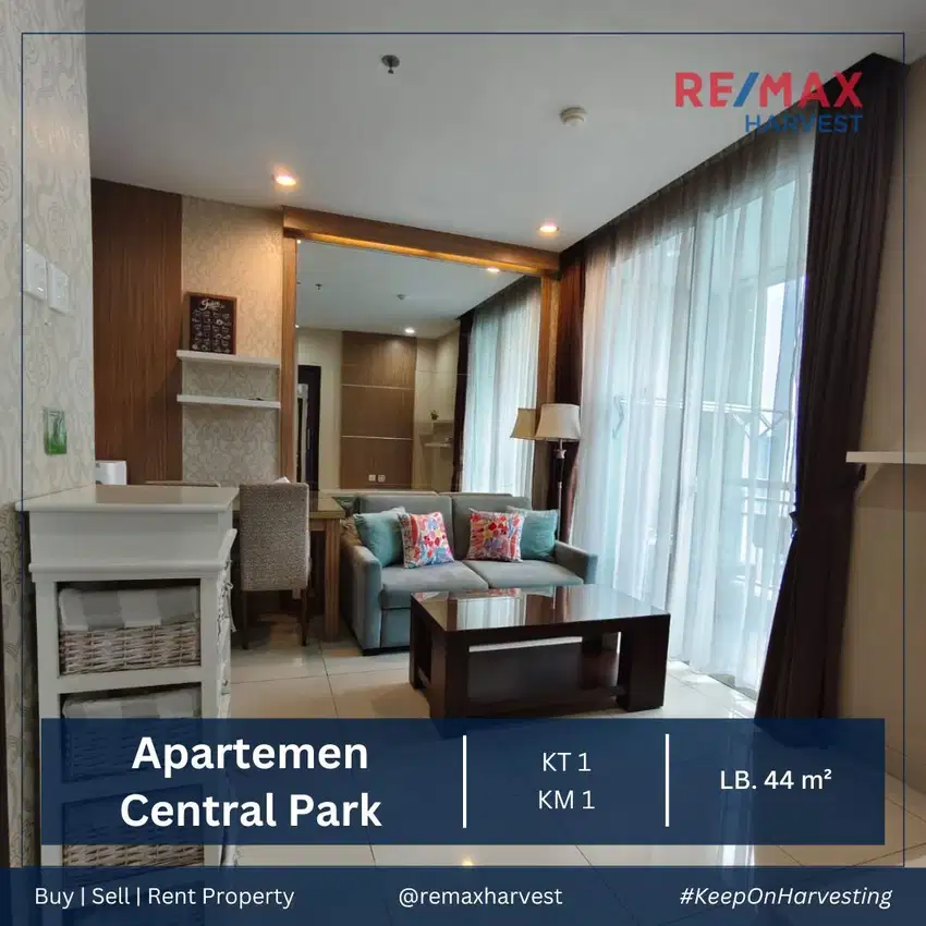 Dijual Murah Apartemen Central Park Tower C View City Jakarta Barat