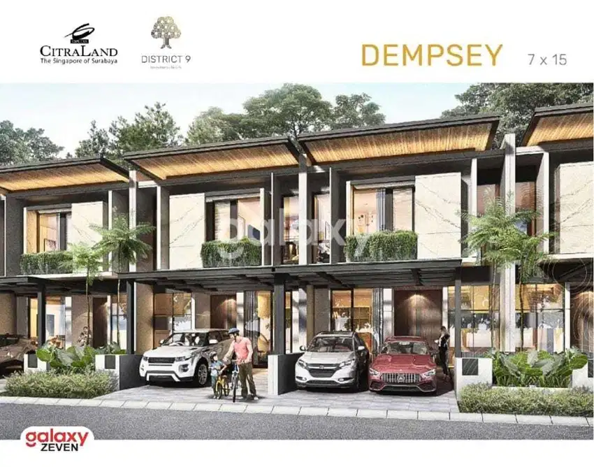 JUAL RUMAH BARU MODERN TROPIS BERKONSEP RUMAH HIJAU CITRALAND
