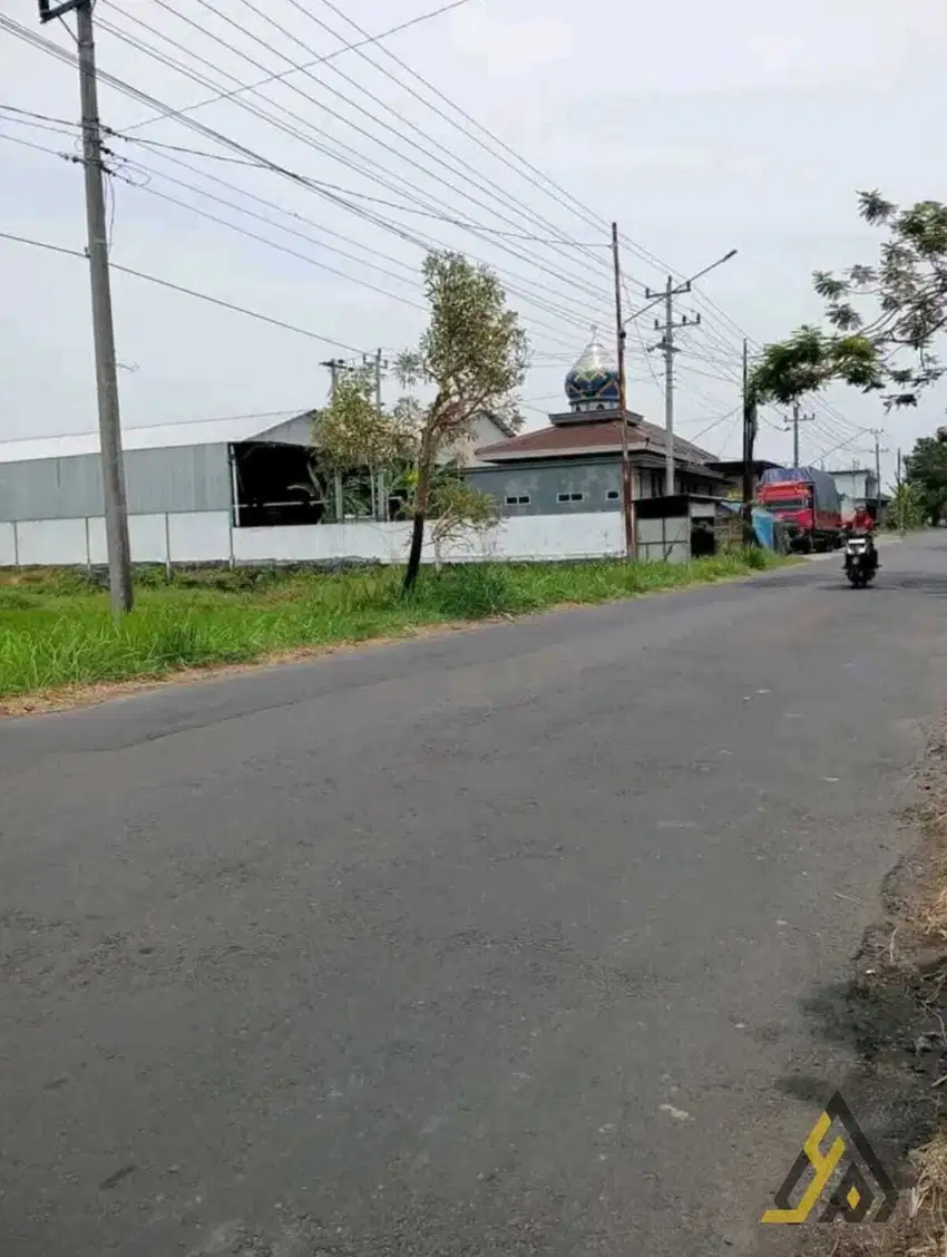 Lahan Klaten luas 8000m sangat strategis Harga Fantastic