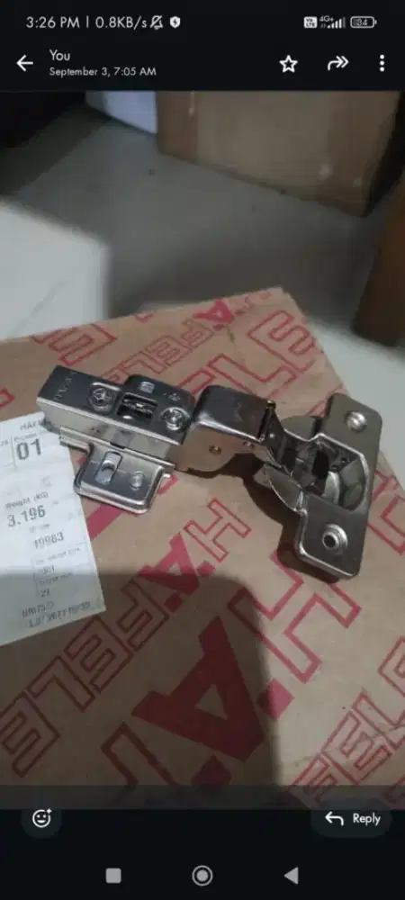 Engsel Full Bengkok HAFELE