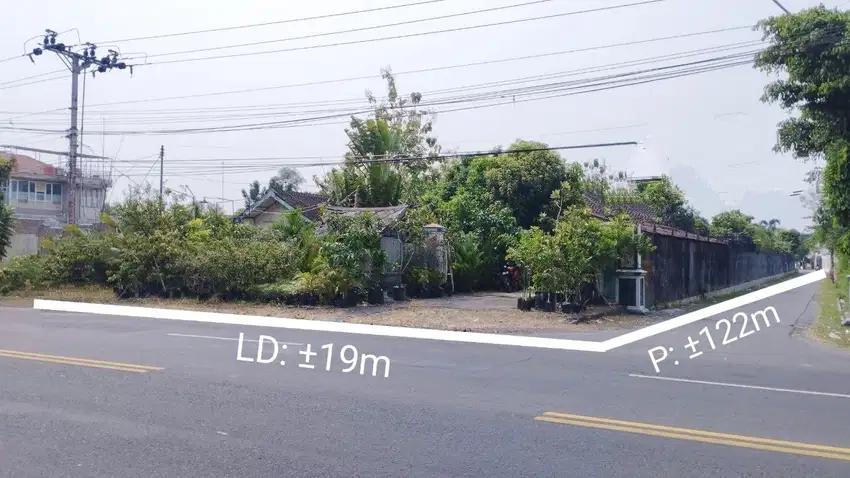 Tanah Luas Strategis Pinggir Jln Raya Colomadu Karanganyar