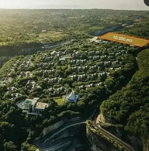 tanah 100 meter ke pantai melasti, akses jalan 6 meter aspal