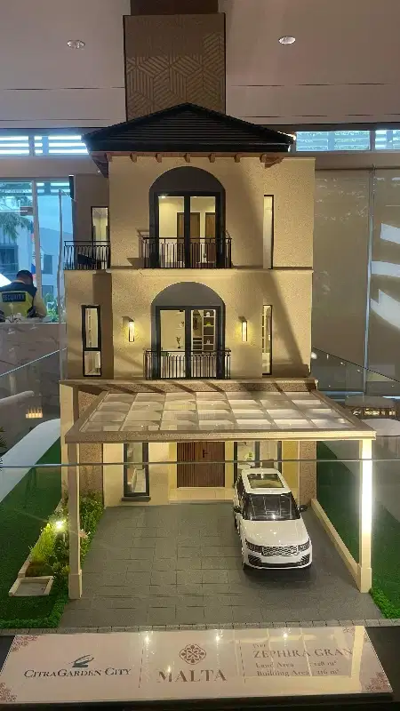 Rumah baru citra 8 3 lantai 4kt.malta