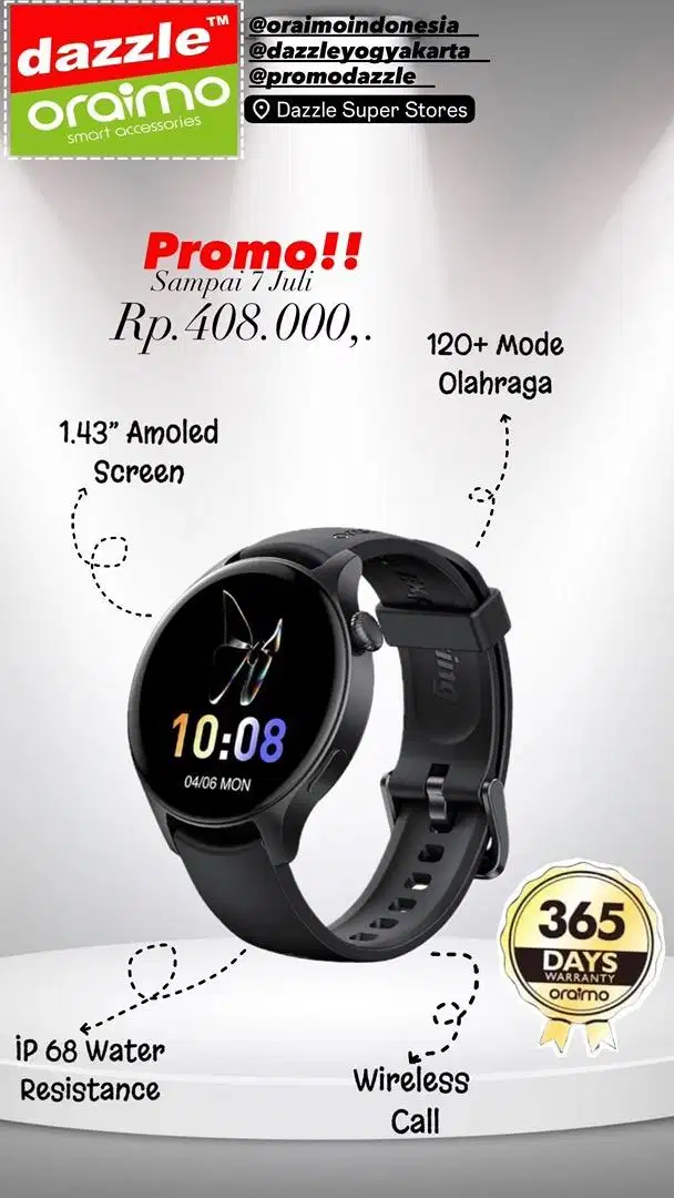 Smartwatch Oraimo OSW-42