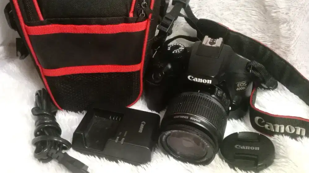 DSLR Canon 4000d sudah wifi mantaff