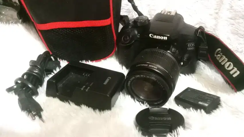 Kamera DSLR Canon 1300d wifi siap pakai