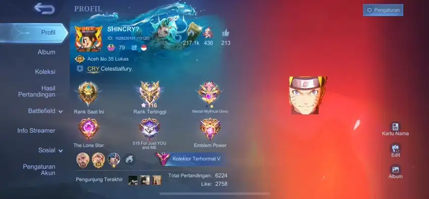 Akun mobile legend