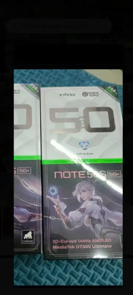 Infinix note 50S 5G plus 8/256 layar lengkung
