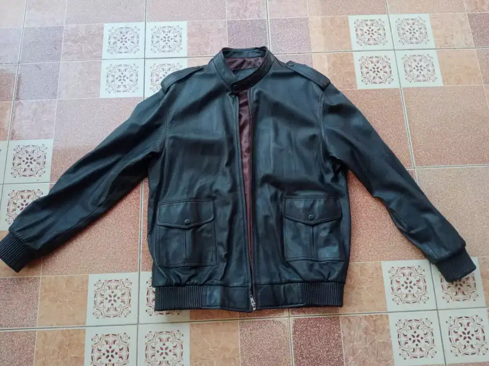 Jaket Kulit Asli Domba XXL pesan khusus di Garut,850rb net