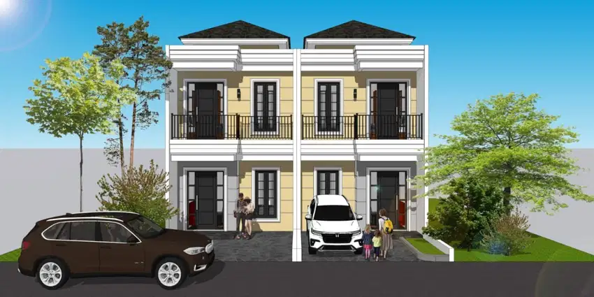 DIJUAL RUMAH 2LANTAI PAMULANG DEKET TOL BSD TANGERANG SELATAN