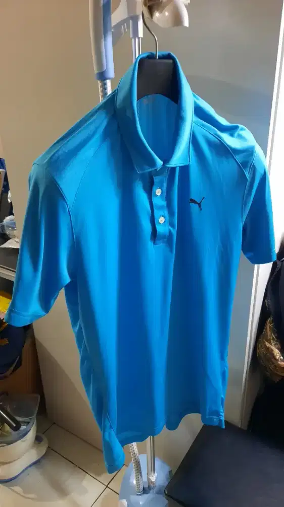 Baju golf puma baju puma golf biru stick golf stik golf bag golf tas