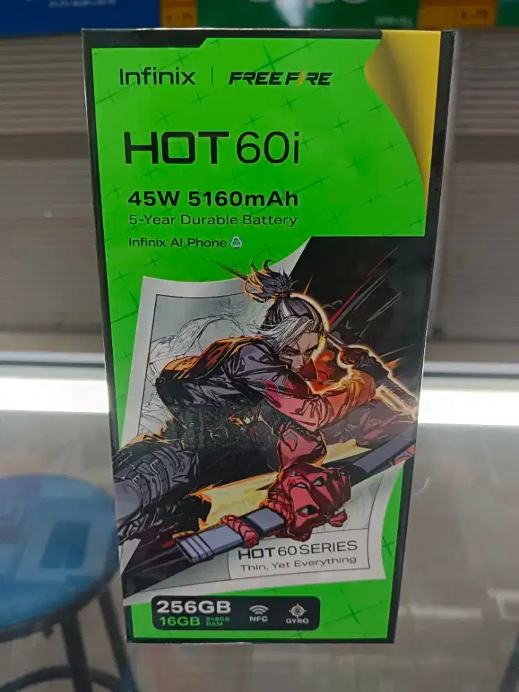 Infinix Hot 60i ram 16/256gb new