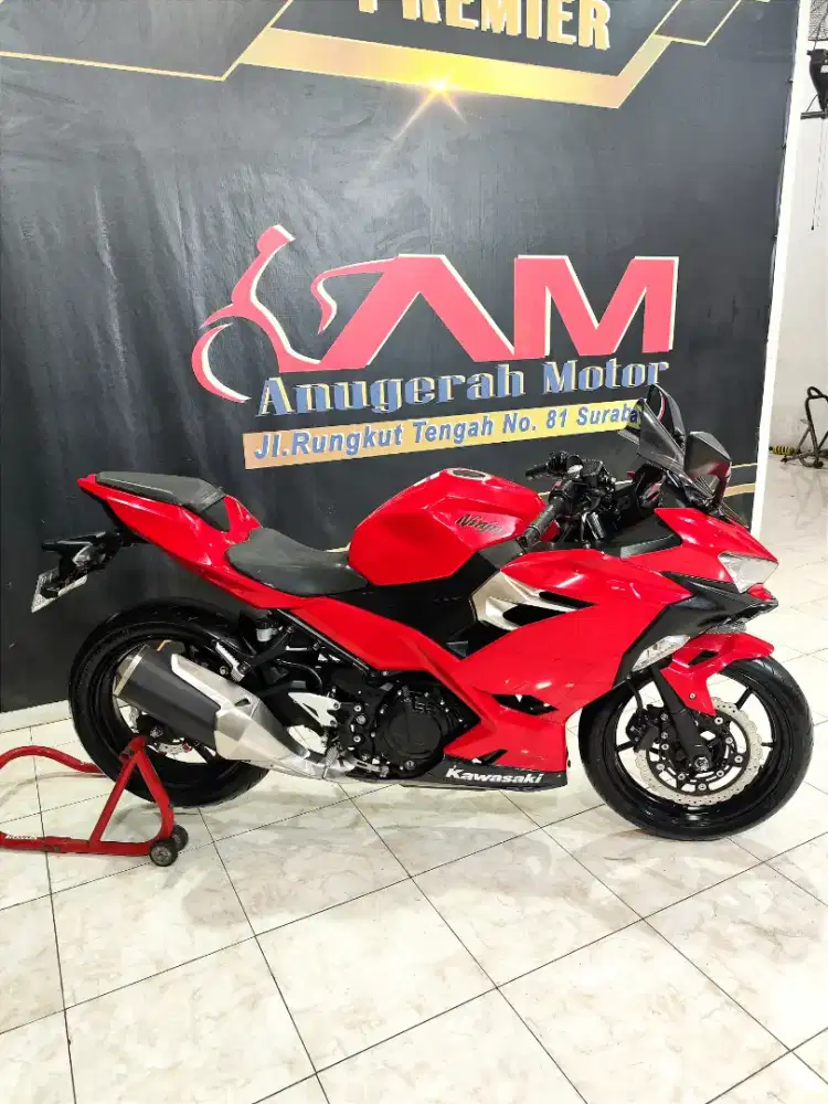 All-New Ninja 250cc red glossy reg.2021 mewh.Anugerah motor rungkut