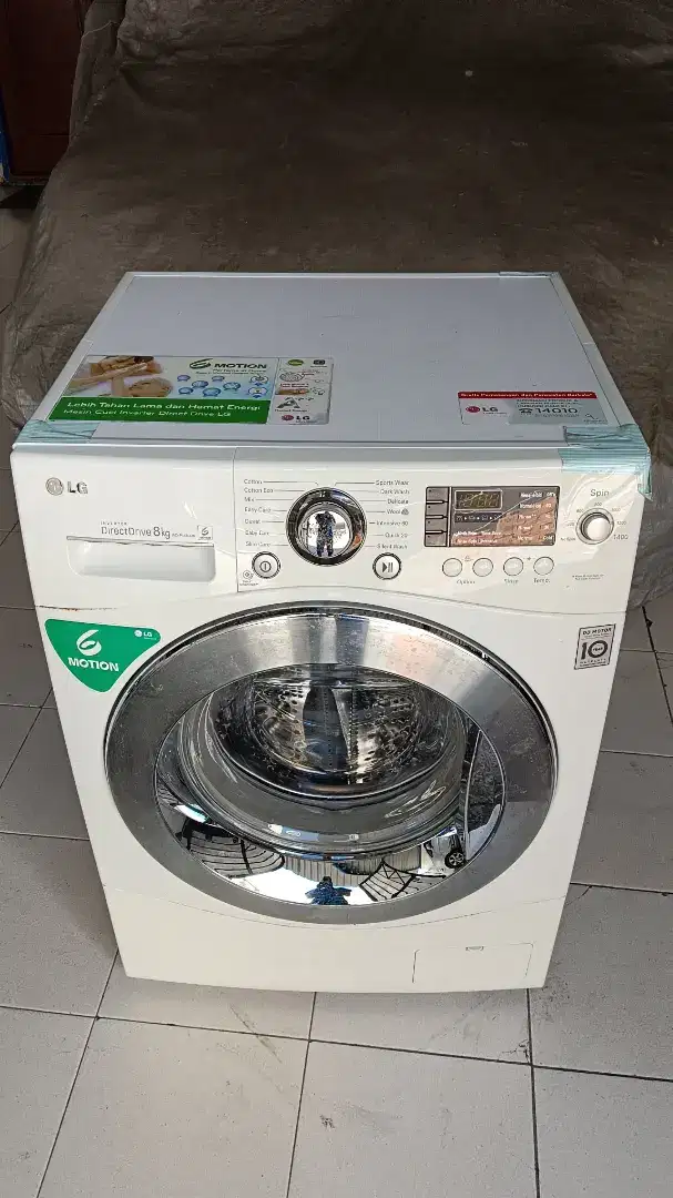 Mesin cuci lg inverter kapasitas 8 kg