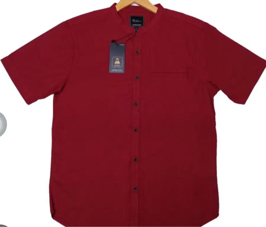 Kemeja polos pendek XL White Line