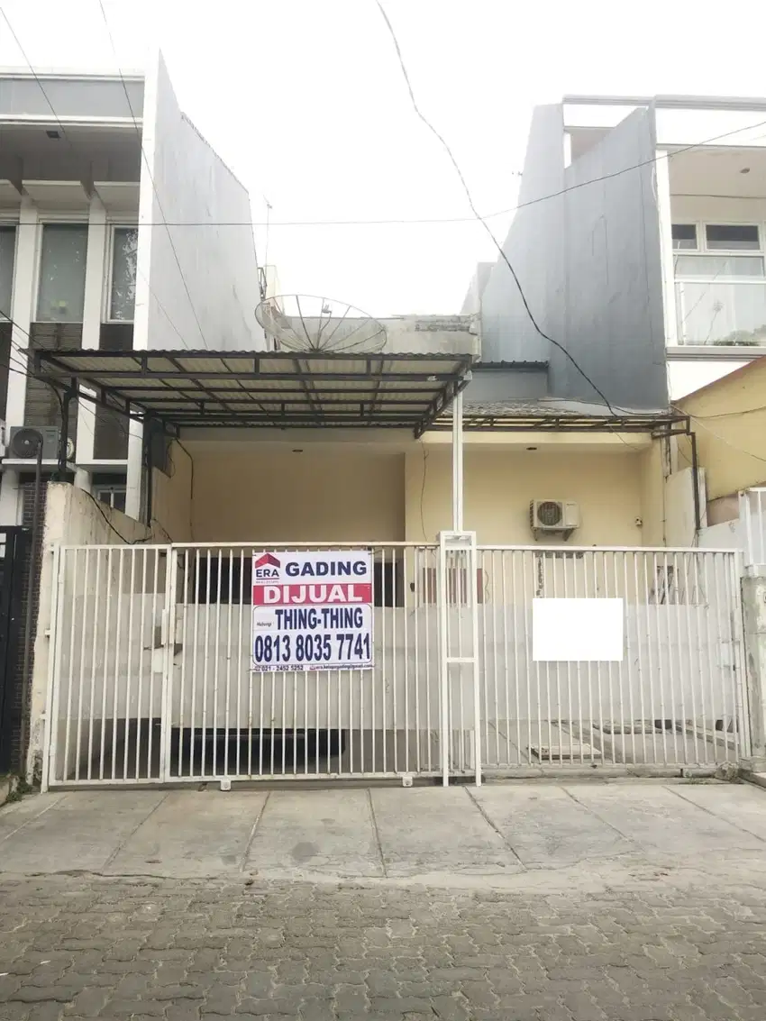 Ss1516- DIJUAL Rumah Standart 7x20 Siap Huni Jln 3Mbl di Sunter Bisma