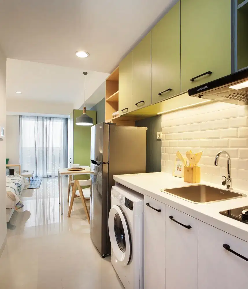 Disewakan 1BR Apartemen dengan City View di The Crest West Vista Puri