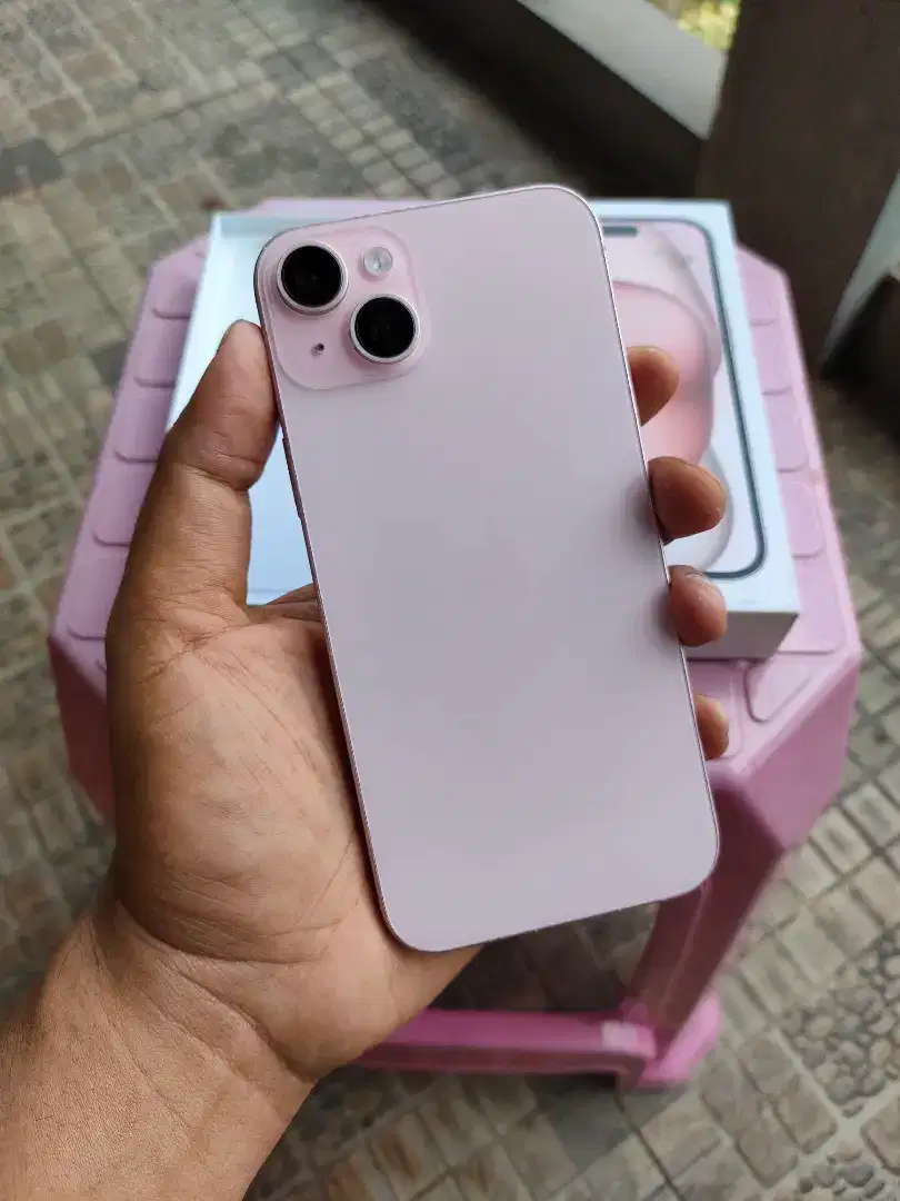 Iphone 15 plus 128gb ex inter wifi only fullset mulus
