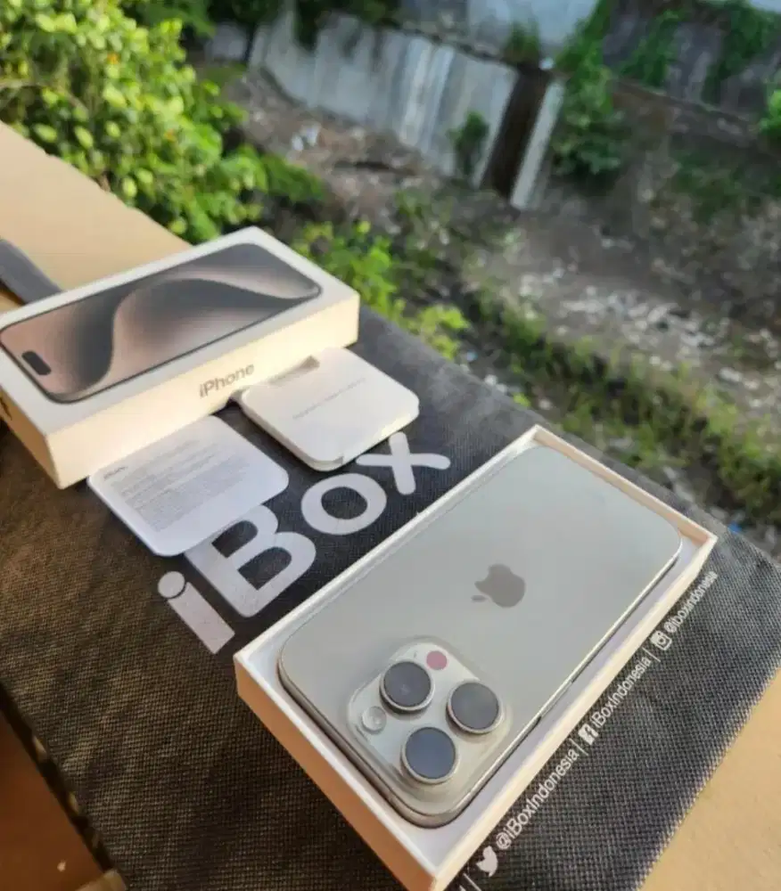 Iphone 15 Pro Max 256 GB iBox Kondisi Masih Bagus Dan Siap Pakai