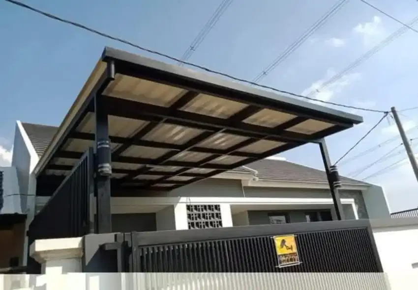 Kanopi atap alderon tebal