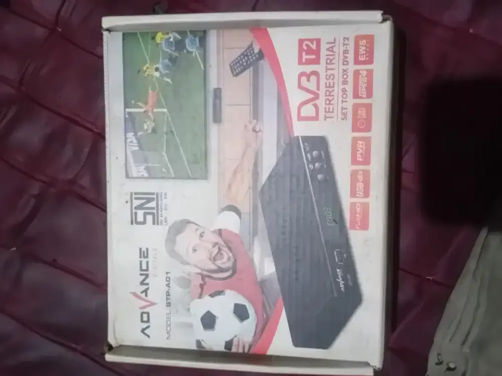 Dvb t2 advance  kondisi baru 2 x pakai