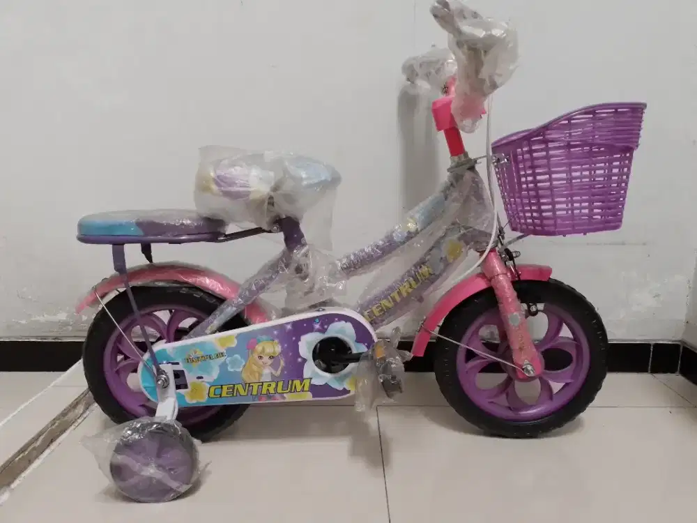 Sepeda anak ada bonceng keranjang