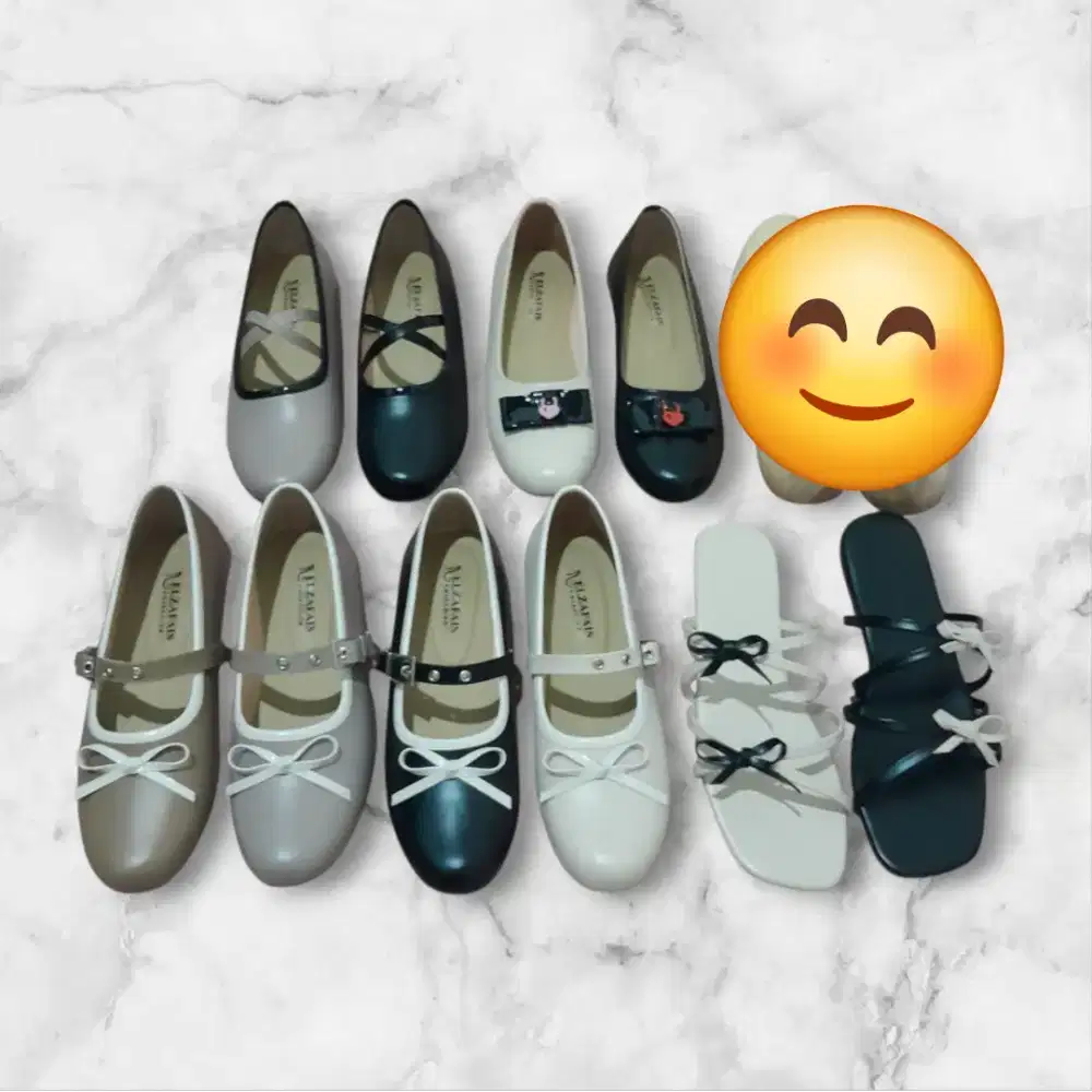 Sepatu dan sandal Flat Wanita Handmade Kodian,Grosiran,Partai